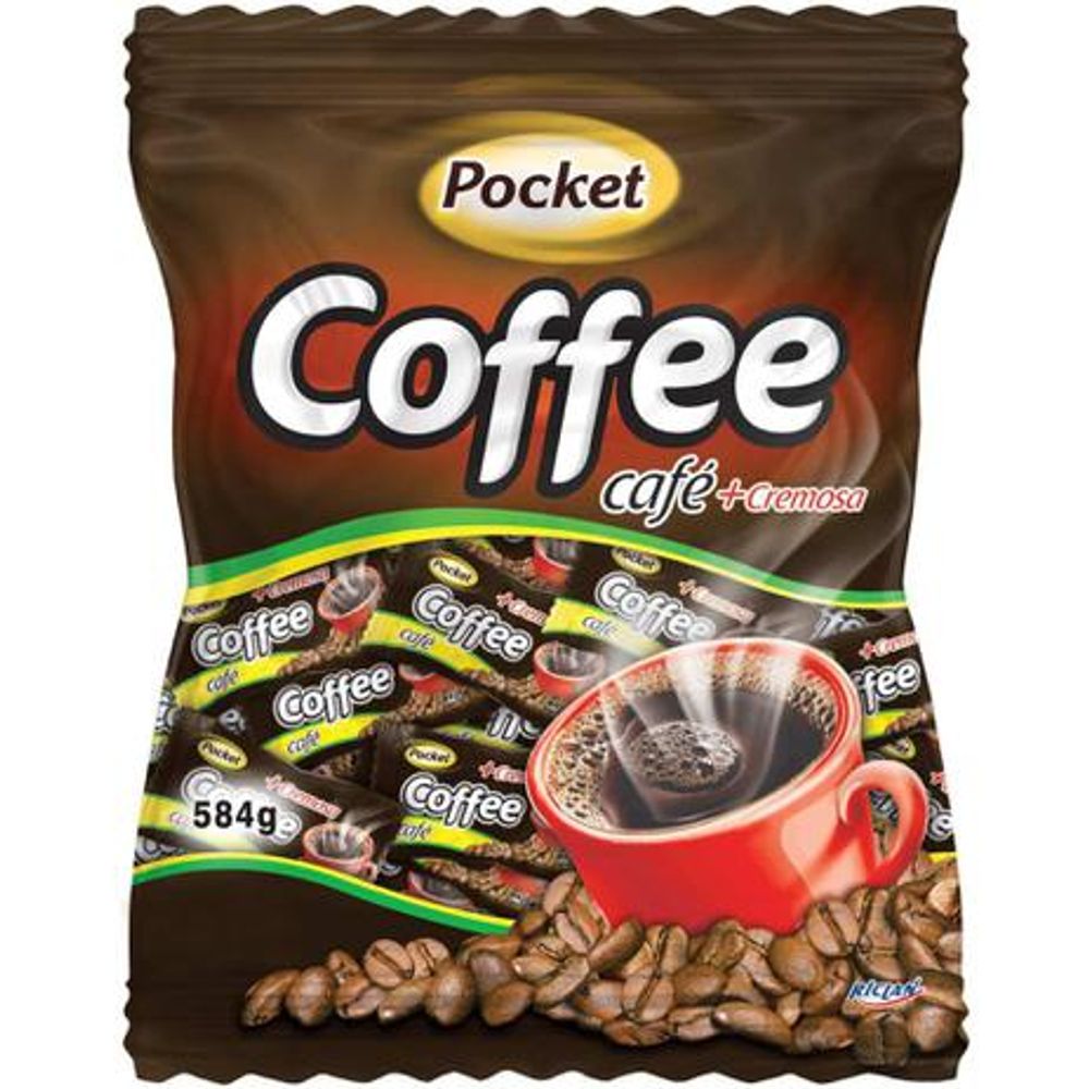 Bala Pocket Café 60 Gramas 1 Pacote impakto