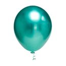25-baloes-verde-cromado-latex-9-polegadas-metalizado-loja-de-artigos-para-festa-infantil